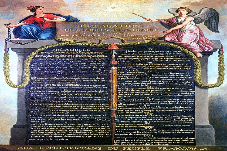 Il 16 agosto del 1789 fu varata la Dichiarazione dei diritti dell’uomo